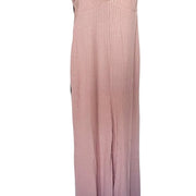 NWT Lulus Pastel Pink Ribbed Lace Comfort Jumpsuit Size M NWT