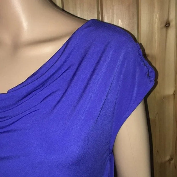 Liz Claiborne Bright Blue Sleeveless Comfort Tank Top Layering Shirt Blouse
