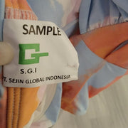NWT SGI One Piece Color Tie Dye Bathing Suit Size Large