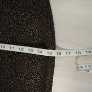 Olive Tree Black Jacquard bodice Sleeveless Lined Dress Size Small