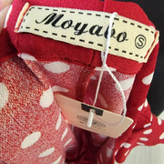 Moyabo Red Polka Dot Fit and Flare Dress Size Small NEW NWT