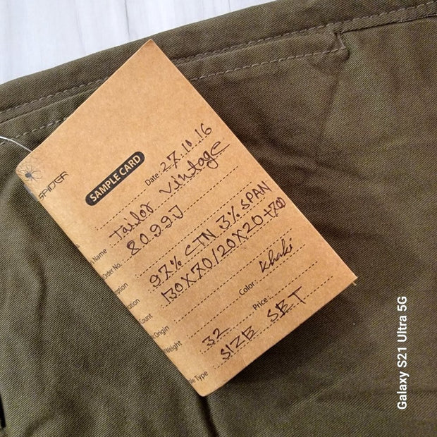 Tailor Vintage Mens Brown Khaki Shorts New With Tags Size 32