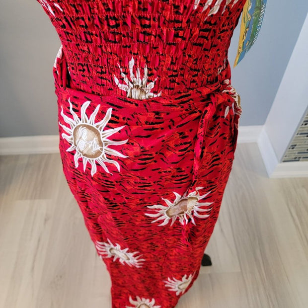 Shoreline Two Piece Wrap Skirt Cami Sundress Set NWT One Size