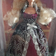 BARBIE Vintage Winter Fantasy Blonde Barbie Doll 1996 NIB Collectible