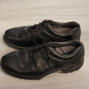 Mens FootJoy street golf cleat shoe size 8.5M soft cleat Black Leather