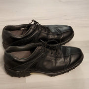 Mens FootJoy street golf cleat shoe size 8.5M soft cleat Black Leather