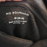 Vintage No Boundaries Hoodie Cotton‎ Tribal Core Black Hooded Sweatshirt Men's M