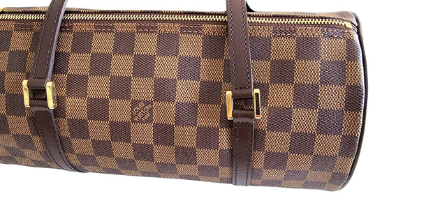 Papillon leather handbag Louis Vuitton Brown in Leather - 33650012