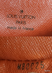 Louis Vuitton Papillon 30 Damier Ebene Barrel Brown Coated Canvas