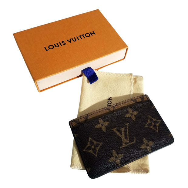 Louis Vuitton Emilie Wallet Monogram Reverse in Coated Canvas with