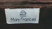 Mary Frances Gold Agate Stone Au Naturel Clutch Cross Body Bag