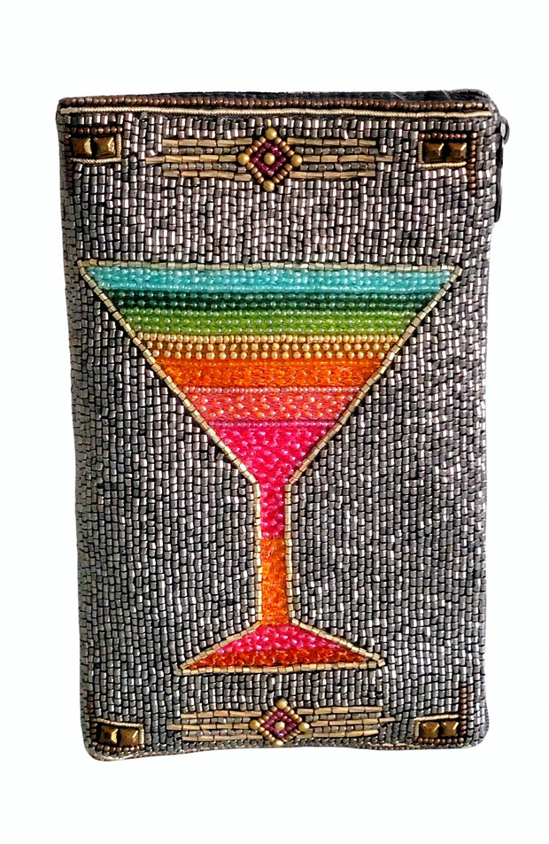 Mary Frances Bead Cocktail Limited Edition Touch Screen Phone Crossbody Bag