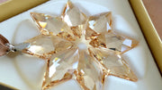 Swarovski Annual 2013 Crystal Limited Edition Amber Star Ornament